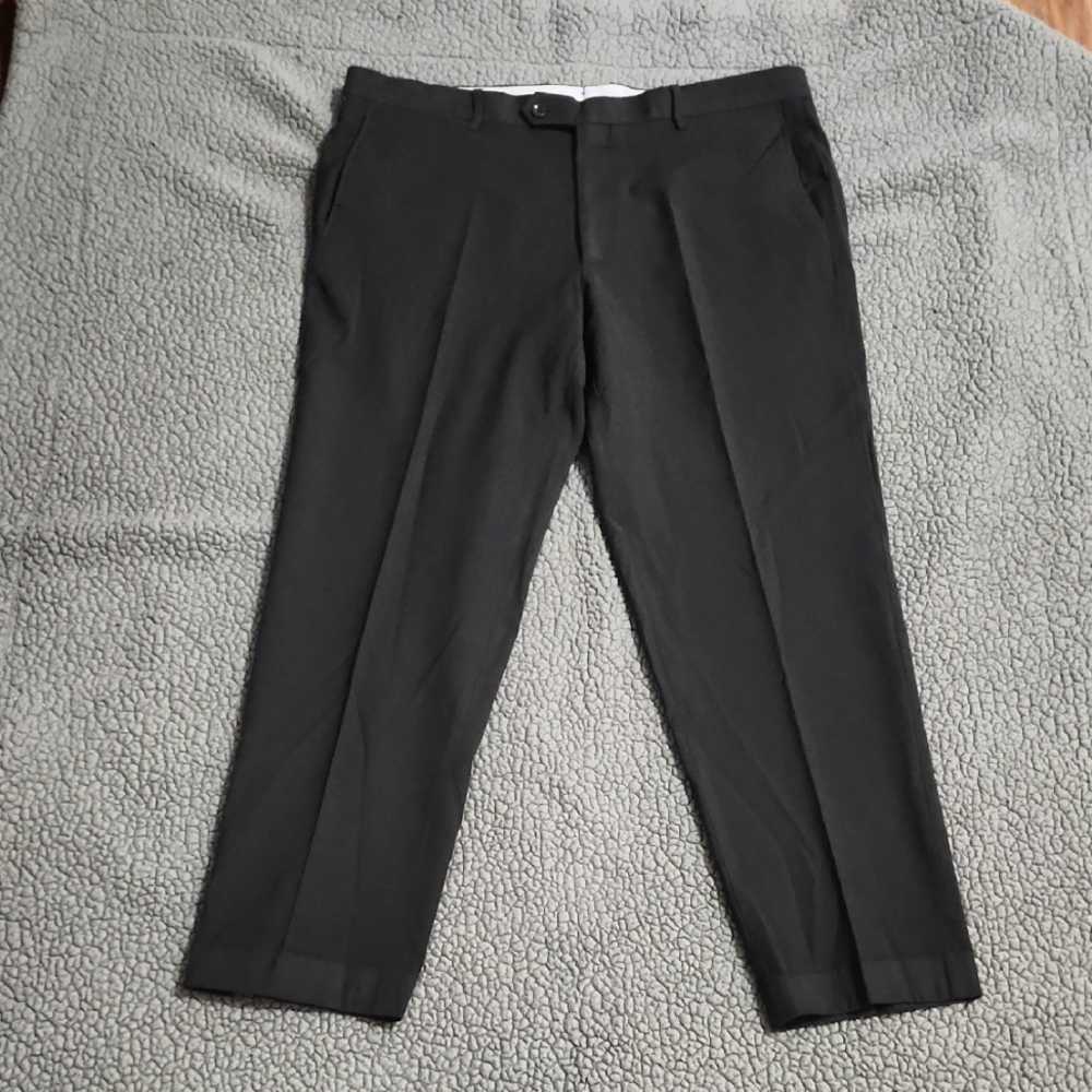 Men's Guabello Tres One Fifty Evo 100% Wool Flat Front Dress Pants Size 38